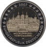 Монета. Германия. 2 евро 2007 год. Мекленбург (F). ав.