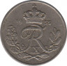  Монета. Дания. 10 эре 1955 год. ав.