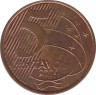 Монета. Бразилия. 5 сентаво 2004 год. ав.