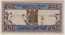 Бона. Нотгельд. Германия. Город Фленсбург. 25 пфеннигов 1920 год. Вариант 369.3.а. рев.