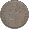 Монета. Малайя (Малайзия). 10 центов 1949 год. рев.
