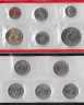 Монета. США. Годовой набор 2005 год. Монетный двор D. ав.