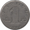 Монета. Китай. 1 юань 2003 год. ав.
