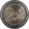 Монета. Германия. 2 евро 2020 год. 50 лет коленопреклонению в Варшаве. (J). рев.