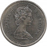 Монета. Канада. 10 центов 1989 год.