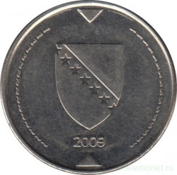 Монета. Босния и Герцеговина. 1 конвертируемая марка 2009 год.