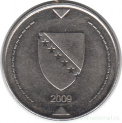 Монета. Босния и Герцеговина. 1 конвертируемая марка 2009 год.