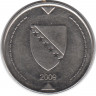 Монета. Босния и Герцеговина. 1 конвертируемая марка 2009 год.