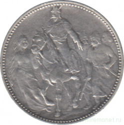 Монета. Венгрия. 1 крона 1896 год. Тысячелетие.