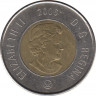 Монета. Канада. 2 доллара 2006 год. Дата сверху. ав.