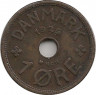 Монета. Дания. 1 эре 1926 год.