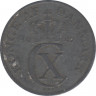 Монета. Дания. 2 эре 1947 год. ав.