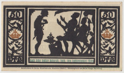 Бона. Нотгельд. Германия. Город Кведлинбург. 50 пфеннигов 1921 год. Вариант 1087.3.а.4.