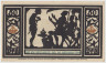 Бона. Нотгельд. Германия. Город Кведлинбург. 50 пфеннигов 1921 год. Вариант 1087.3.а.4. рев.