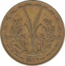 Монета. Западноафриканский экономический и валютный союз (ВСЕАО). 10 франков 1969 год. ав.