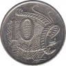 Монета. Австралия. 10 центов 2010 год. рев.