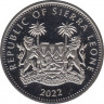 Монета. Сьерра-Леоне. 1 доллар 2022 год. Бегемот. рев.
