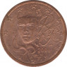 Монета. Франция. 2 цента 2006 год. ав.