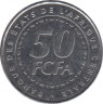 Монета. Центральноафриканский экономический и валютный союз (ВЕАС). 50 франков 2006 год. рев.