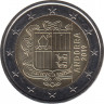 Монета. Андорра. 2 евро 2019 год. ав.