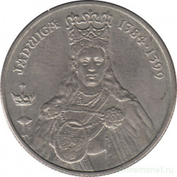 Монета. Польша. 100 злотых 1988 год. Польские правители - королева Ядвига.
