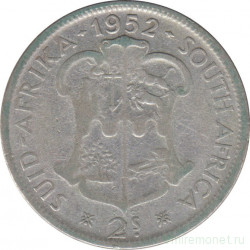 Монета. Южно-Африканская республика (ЮАР). 1 флорин (2 шиллинга) 1952 год.