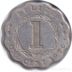 Монета. Белиз. 1 цент 1976 год. Алюминий.