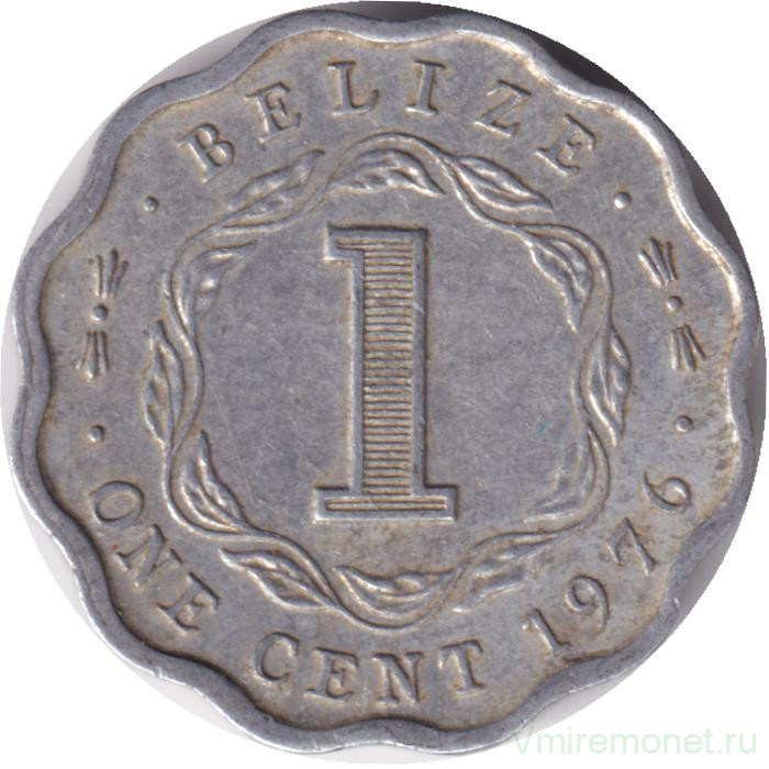 Монета. Белиз. 1 цент 1976 год. Алюминий.