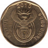 Монета. Южно-Африканская республика (ЮАР). 10 центов 2010 год. UNC. ав.