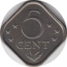 Монета. Нидерландские Антильские острова. 5 центов 1983 год. рев.
