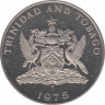 Монета. Тринидад и Тобаго. 1 доллар 1975 год. рев.