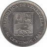 Монета. Венесуэла. 50 сентимо 1989 год. ав.