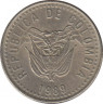 Монета. Колумбия. 10 песо 1989 год. Новый тип. ав.