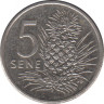 Монета. Самоа. 5 сене 1996 год. рев.