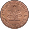 Монета. ФРГ. 2 пфеннига 1977 год. Монетный двор - Мюнхен (D). ав.