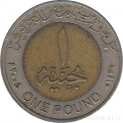 Монета. Египет. 1 фунт 2005 год.