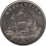 Монета. Острова Гилберта (Кирибати). 1 доллар 2014 год. "Ресолюшн". ав.