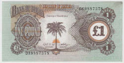 Банкнота. Биафра. 1 фунт 1968 год.
