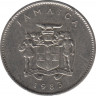 Монета. Ямайка. 10 центов 1983 год. ав.