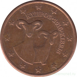 Монета. Кипр. 1 цент 2016 год.