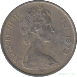 Монета. Фиджи. 5 центов 1973 год.