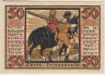 Бона. Нотгельд. Германия. Город Альтенбург. 50 пфеннигов 1921 год. Реверс 2. Вариант 21.1.b.2. рев.