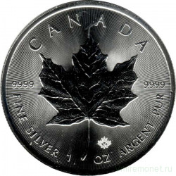 Монета. Канада. 5 долларов 2019 год. Кленовый лист.