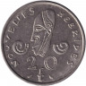 Монета. Новые Гебриды (Вануату). 20 франков 1967 год. 