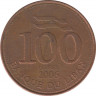Монета. Ливан. 100 ливров 2006 год. ав.