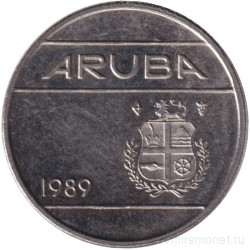 Монета. Аруба. 10 центов 1989 год.
