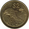 Монета. Зимбабве. 2 доллара 2002 год. рев.