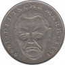 Монета. ФРГ. 2 марки 1988 год. Людвиг Эрхард. Монетный двор - Штутгарт (F). ав.