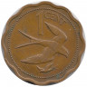 Монета. Белиз. 1 цент 1975 год.