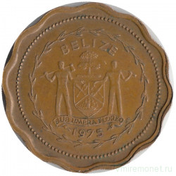 Монета. Белиз. 1 цент 1975 год.